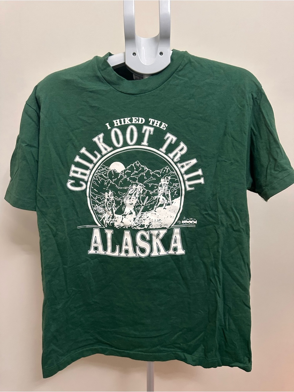 Hanes Green Alaska Chilkoot Trail Graphic Tee